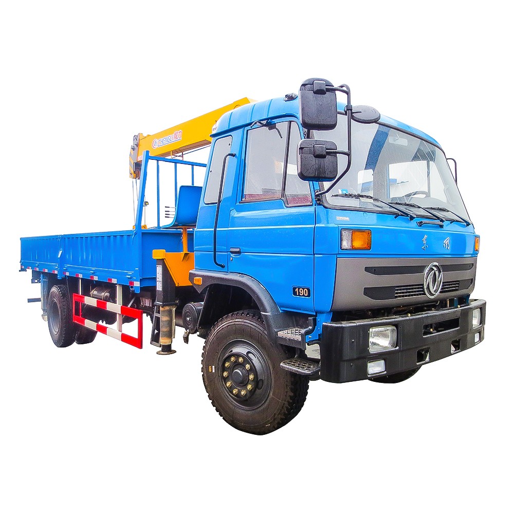 Dongfeng รถบรรทุก 12 ตันพร้อมเครน