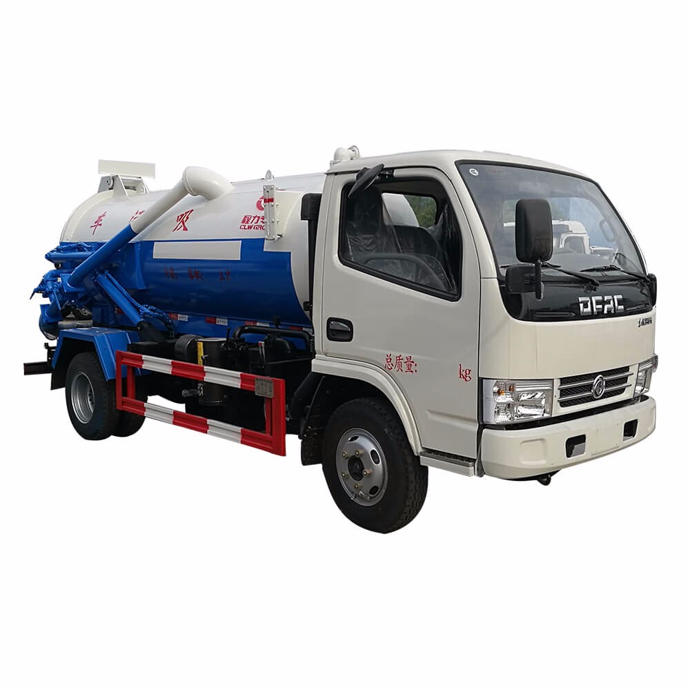 Dongfeng 5 Cbm รถดูดสิ่งปฏิกูลดูด